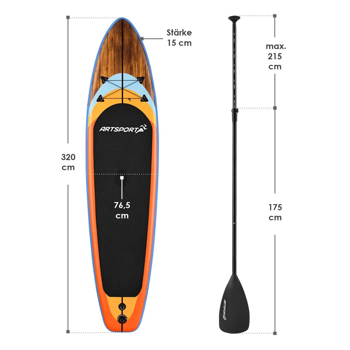 2025 Kit completo de tabla de stand-up paddle