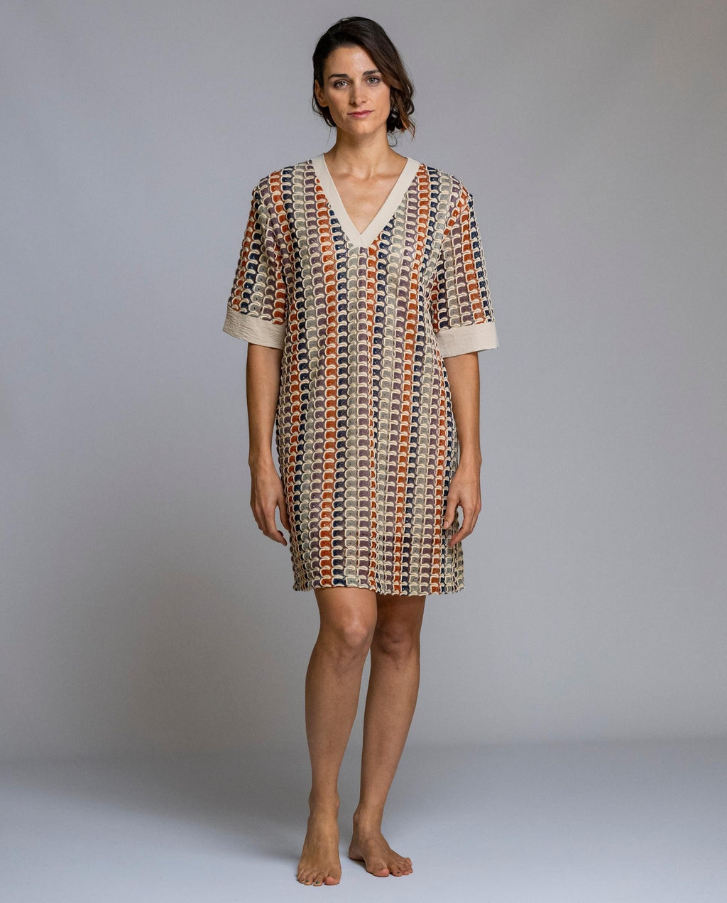 Vestido Crochet Corto SEÑORETTA