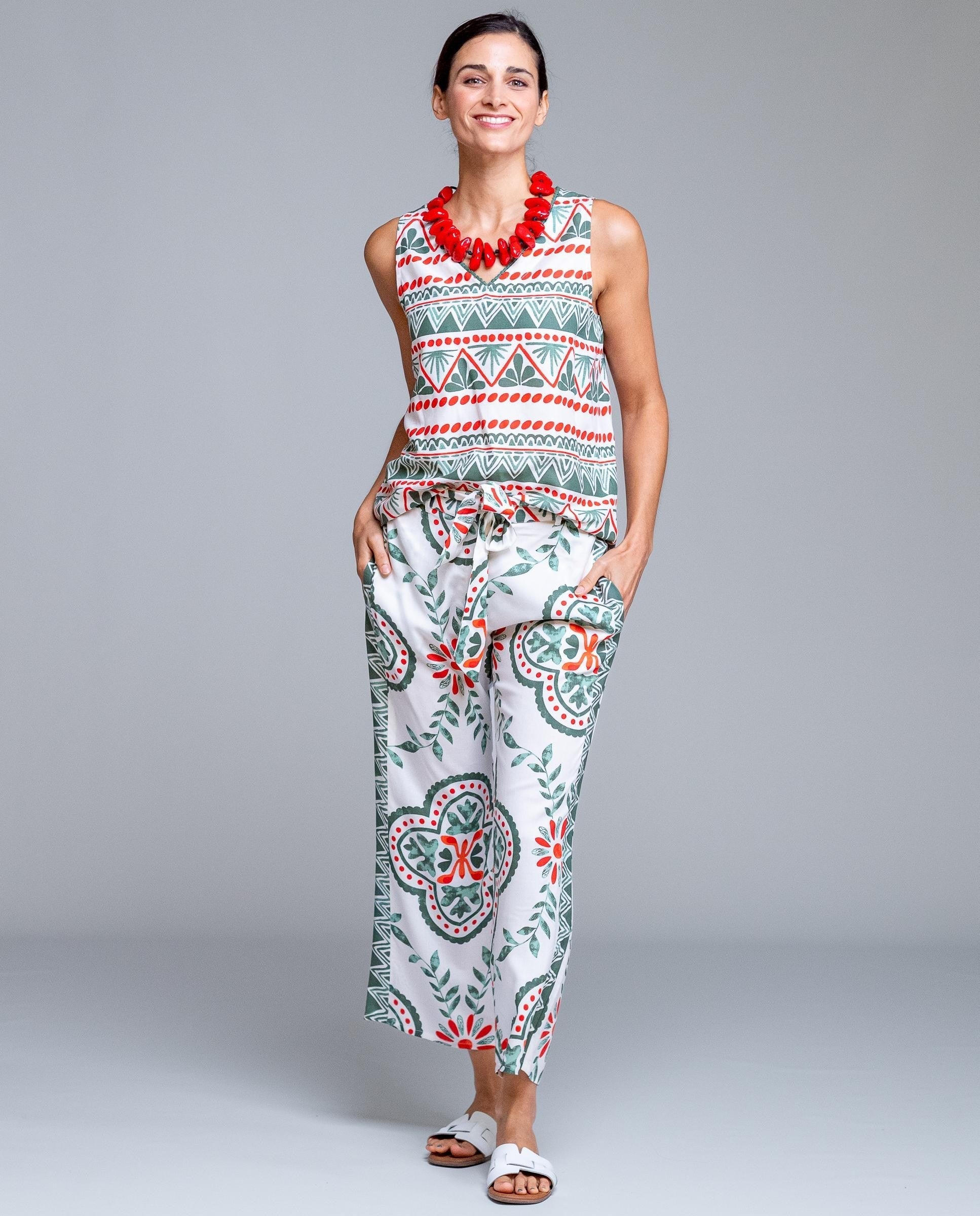 Pantalón estampado SEÑORETTA