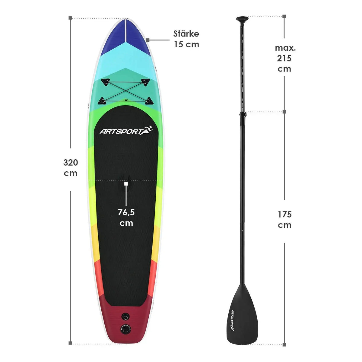 2025 Kit completo de tabla de stand-up paddle