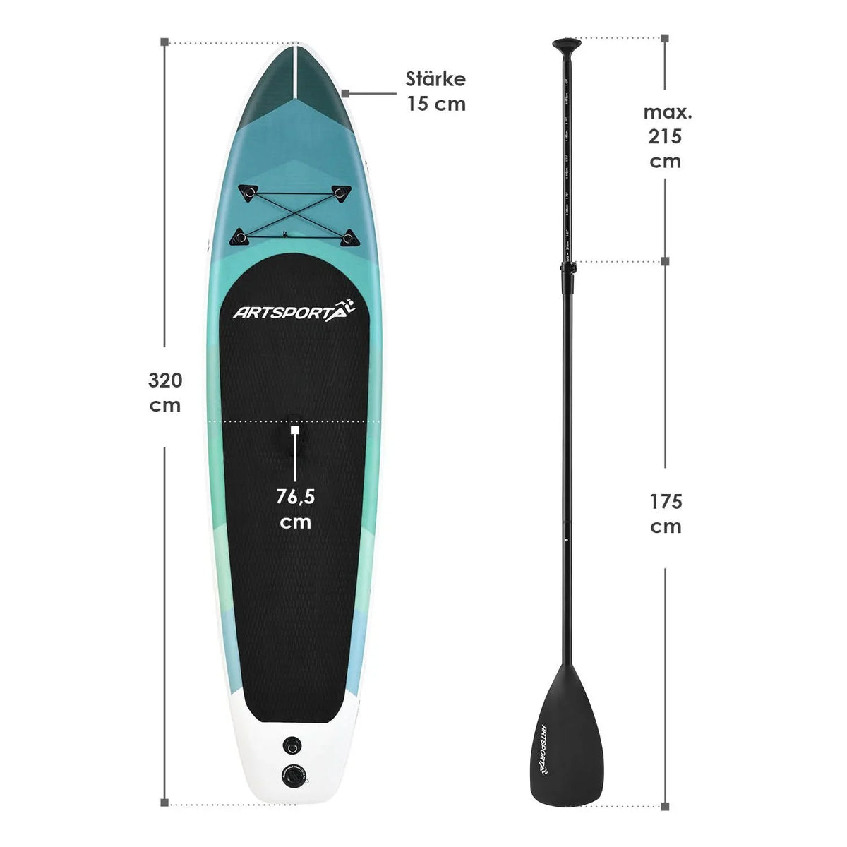 2025 Kit completo de tabla de stand-up paddle