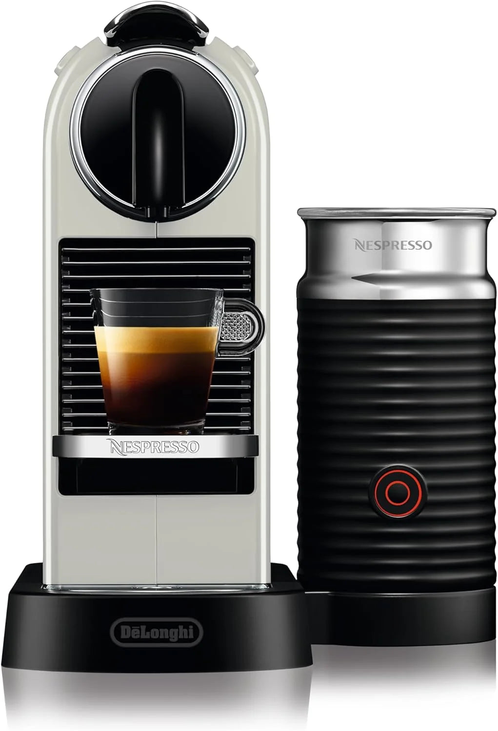 DeLonghi Nespresso Citiz EN267.WAE Cafetera con cápsulas, sistema de extracción especial, 1710 W, 1 L, plástico, Blanco
