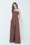 Pantalón Ancho con Rayas KIKISIX
