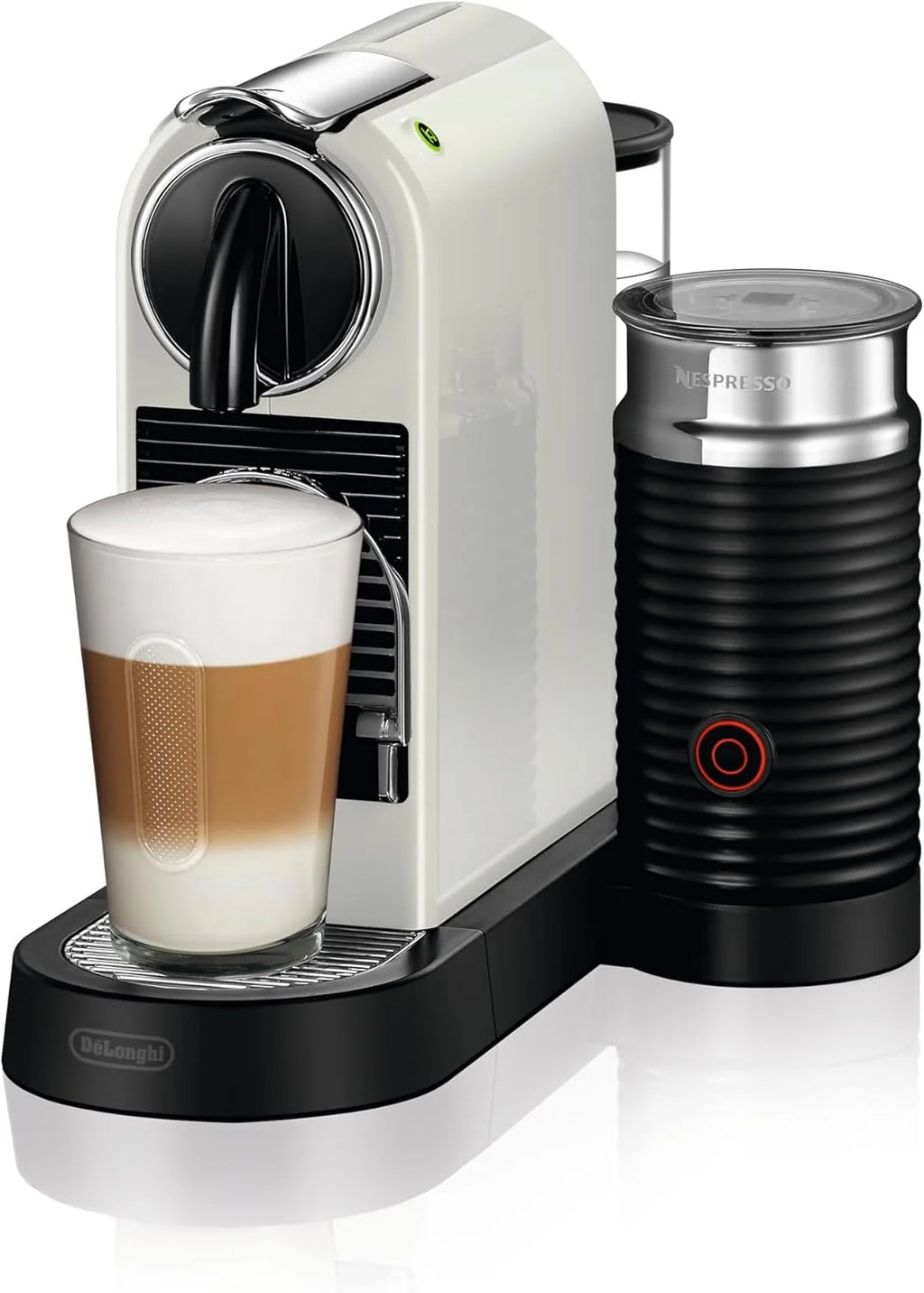 DeLonghi Nespresso Citiz EN267.WAE Cafetera con cápsulas, sistema de extracción especial, 1710 W, 1 L, plástico, Blanco