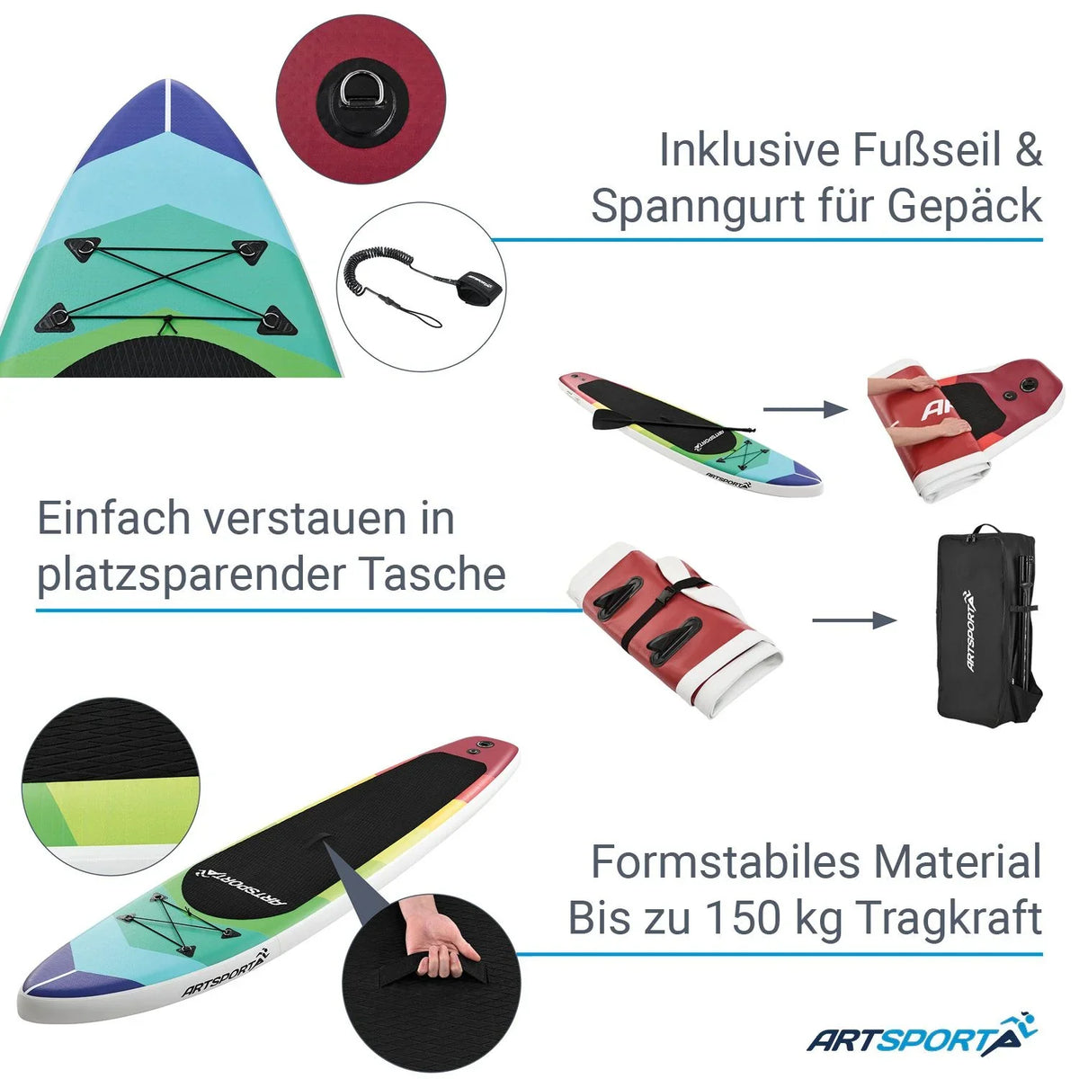 2025 Kit completo de tabla de stand-up paddle