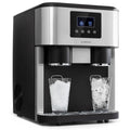 Klarstein Maquina de Hielo Doméstica, 1,8L, Gris oscuro, Ice Maker Encimera 15 kg, para Hacer Cubitos de Hielo y Picado en Casa, con Panel Táctil y Sistema Fácil Limpieza, Función Rápida