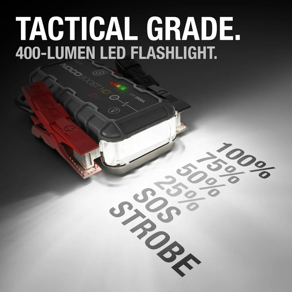 NOCO Boost HD GB70 2000A 12V UltraSafe Amplificador de arranque portátil de litio