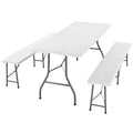 2025 Conjunto de mobiliario plegable para fiestas Bayreuth 180x70x74 cm