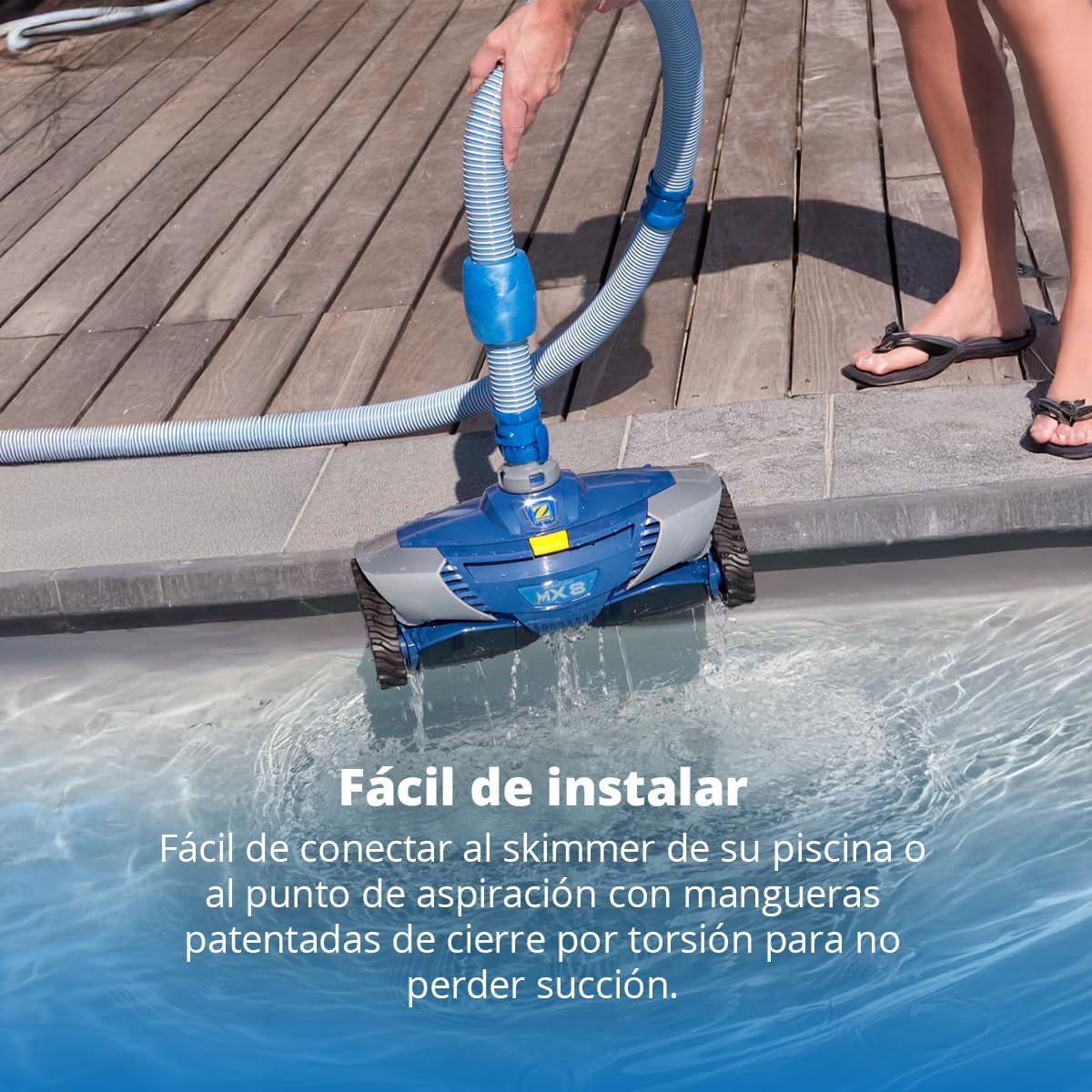 Zodiac MX8 Hydraulic Robot Pool Cleaner for Inground Swimming Pools up to 12 x 6 m